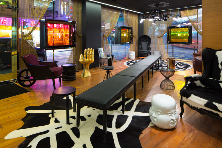 J-Plus Hotel by Yoo is hosting Chloe Bennett’s work in its artful lobby 